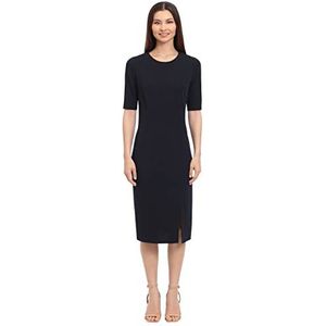 Maggy London Midi-jurk voor dames met diagonale naad, Twilight Navy, maat 18, marineblauw (Twilight Navy), 46/grote maten