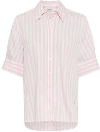 Brax - Vic - Overhemdblouse - Viscosemix - Relaxed Fit, 1/2-Mouwen