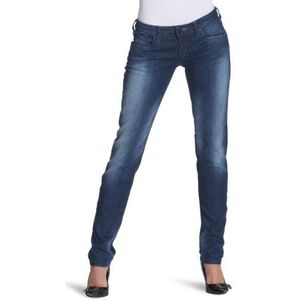 Calvin Klein Jeans CWA502 EM2XG, Damesjeans, lage tailleband, skinny/slim fit (buis), blauw (D77), 31W x 32L