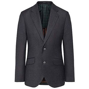 Hackett London Heren Performance Flanel Ep Suit Jacket, Grijs (houtskool 987), 40 (Fabrikant maat:42/Regular)
