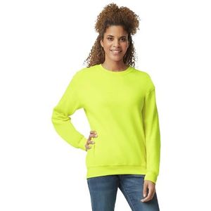 Gildan Sweatshirt voor heren, Veiligheid Groen, S