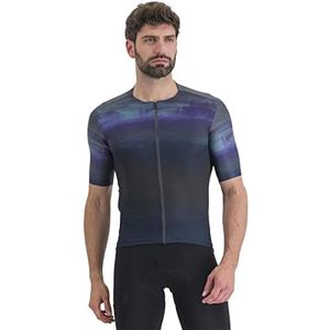 SPORTFUL 1123000-456 Flow SUPERGIARA Jersey T-Shirt Galaxy Blue Black S, Galaxy Blue Black, S