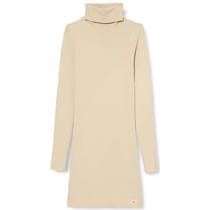 Calvin Klein Jeans Dames geweven label strakke sweaterjurk J20J224150, sweaterjurk, grijs, M, Grijs (Pelikaans), M