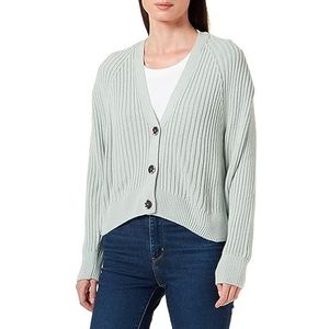 Mavi Stitch Gedetailleerde cardigan; Aqua Gray, grijs, L