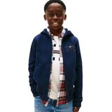 TOMMY HILFIGER Sweatvest 'Icons'  navy / donkergroen / rood / wit