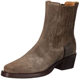 Shabbies Amsterdam SHS1159 Chelsea Enkellaars voor dames, taupe, EU 42, taupe, 42 EU