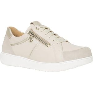 Ganter Kelly-K sneakers voor dames, 36 EU XX-breed, beige, 36 EU XX-Weit