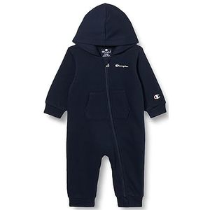 Champion Legacy American Classics TD-Newborn Hooded Rompers Powerblend Fleece Romper voor jongens, Navy Blauw, 3 Maanden