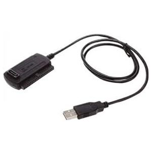 Adapter: converteert SATA/IDE-poorten naar USB, ideaal voor gegevensoverdracht. Compatibel met verschillende apparaten, gemakkelijk te gebruiken en draagbaar