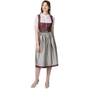 Stockerpoint Leonora Dirndl voor dames, bordeaux, 36