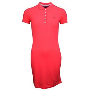 Tommy Hilfiger New Chiara - jurk - effen - korte mouwen - dames - rood - 42