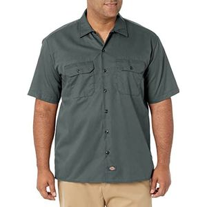 Dickies Heren Werkkleding Shirt met lange mouwen, Lincoln Groen, XL