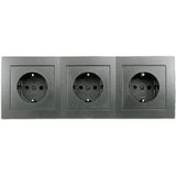 McPower Flair - Stopcontainerset - Antraciet - 4-delig - Beginner 3S Profi