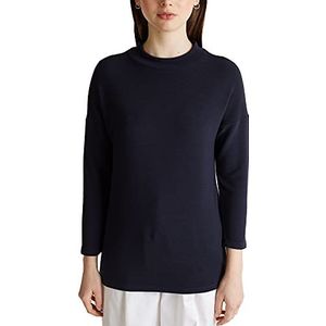 ESPRIT Collection RIPP-sweatshirt met opstaande kraag, navy, M