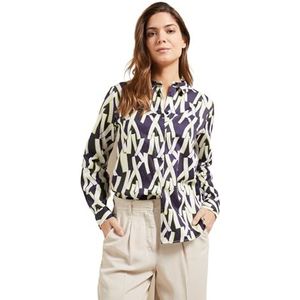 bugatti Vrijetijdsblouse voor dames, 1:1 mouw, Marine-390, 36