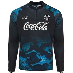 SSC NAPOLI Sweatshirt Training Home Ea7 Sweatshirt zonder capuchon Unisex - Volwassenen