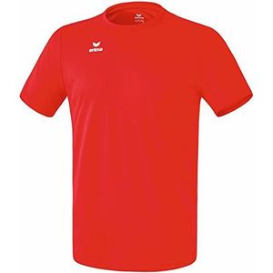 Erima Uniseks kinderfunctioneel teamsport T-shirt, rood, 140 EU