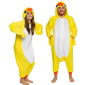 Funziez! - Eend Onesie - Kostuum - Plush - Volle Pasvorm