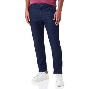 Replay Heren chino Brad Straight-Fit van Comfort Denim, donkerblauw 007-1, 28W x 30L