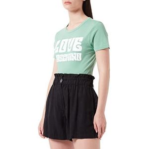 Love Moschino T-shirt voor dames, groen, 44 NL