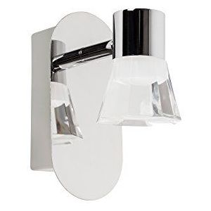Sulion - Led-plafondspot voor badkamer 5 W, 4000 K, lamp van verchroomd aluminium, energieklasse A + [energie-efficiëntieklasse A]