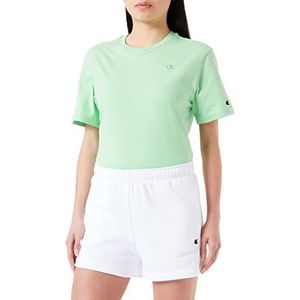 Champion Rochester 1919- Logo Regular shorts met hoge taille, wit, M voor dames, wit, M