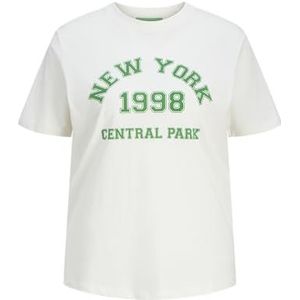 JACK & JONES Dames Jxmerle Reg Ss Tee JRS, Vanilla Ice, XL