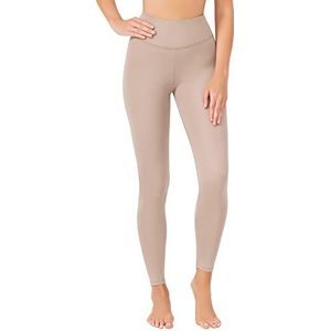 LOS OJOS Basics leggings - yoga, workout en dagelijkse broeken, beige, XL