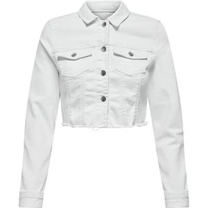 ONLWONDER - 15256098 - Cropped Jeansjas - Blauw - Katoen/Polyester