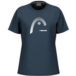 HEAD Lara T-shirt voor dames, marineblauw