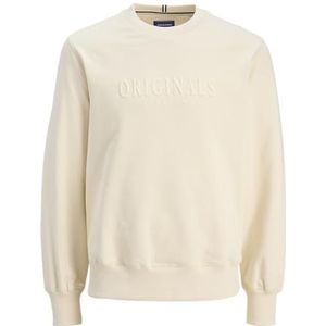 Jack & Jones Jorfrederiksberg Sweat Crew Neck, antiek wit., XS