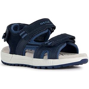 Geox Jongens J Alben Boy sandaal, Navy Avio, 34 EU