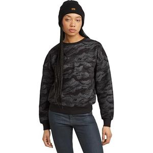 G-Star RAW Lace AOP Loose r Sweat, meerkleurig (Dk Black Lace Wave D25169-d865-g900), XS