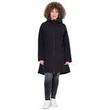 Ulla Popken - Hyprar - Regenjas - Donkerroze / Zwart