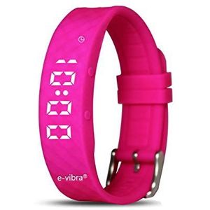 e-vibra Potjes-trainingshorloge - stil vibrerend alarm herinnering horloge voor kinderen en volwassenen - met timer en 15 dagelijkse alarmen (hot pink)