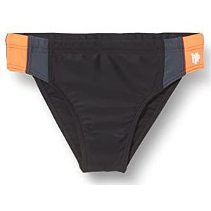 Hogedruk-zwembroek voor jongens, Zwart/Rood/Grijs, 8 Jaren