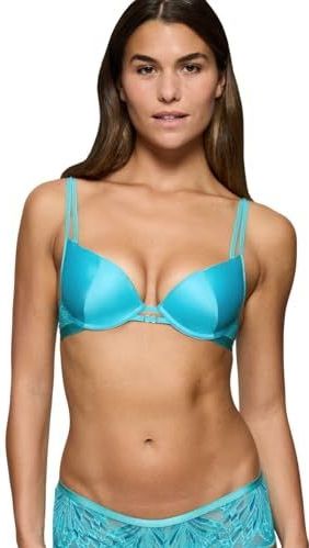 Triumph - Crazy Stupid Love - Push-up-BH - Met Gecombineerde Italiaanse en Gepunktete Spitze