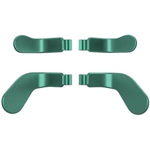 eXtremeRate 4 Metaal Paddles voor Xbox Elite Series 2 Core Controller,Vervanging Knoppen Paddles Achterste Sticks in Roestvrij Staal voor Xbox One Elite Controller-Aqua Groen