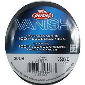 Berkley Vanish® vislijn, transparant, 2,7 kg, 228 m, fluorocarbon, geschikt voor zout- en zoetwateromgevingen