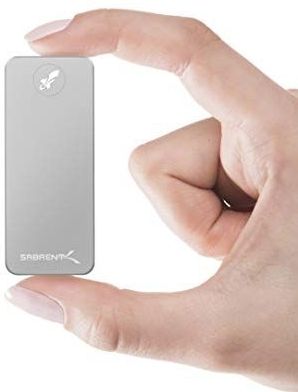 SABRENT - SB-1TB-NANO - Externe SSD - 1 TB - Draagbare NVMe - USB 3.2