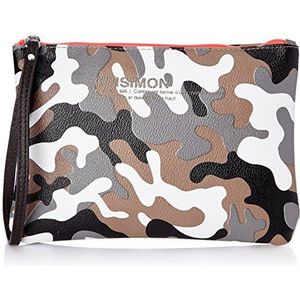 Bensimon Zipped Pocket Fancy Camouflage Polszakken voor dames, grijs (Gris 802), One Size