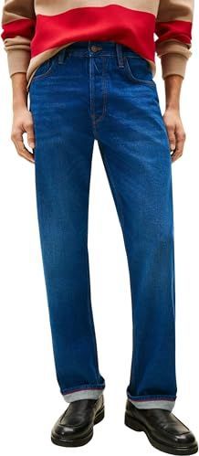 Tommy Hilfiger Mannen Regular Straight Dover OLY Blauw MW0MW42805 Straight, Denim, 28W/30L, Denim (Oly Blue), 28W / 30L