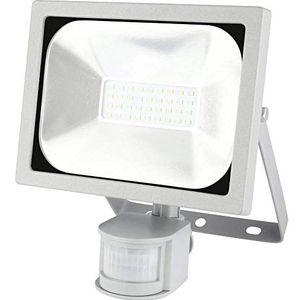 EMOS LED reflector PROFI 20W PIR, CW, aluminium, zilver, 19 x 12 x 24 cm
