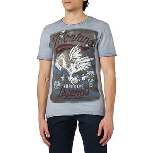 KEYLARGO Heren T-shirts MT Montana Round, Flintstone Blue (1233), M