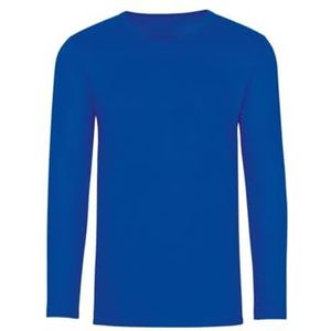 Trigema - Damesshirt - Blauw - Lange Mouwen