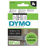 Dymo - LabelManager D1 - Labeltape - Transparant - 6mm - 5 Stuks
