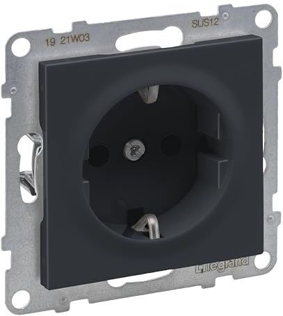 Stopcontact - Geaard - Thermoplastic - IP20 - Halogeenvrij