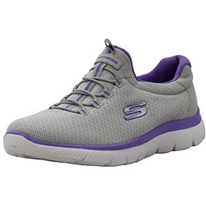 Skechers SUMMITS dames Sneaker,Grijs/Paars,39 EU