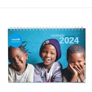 UNICEF - Kalender 2024, wandkalender, glimlach