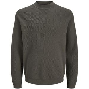 JACK & JONES Jprblaruss Knit Mock Neck, turf, M